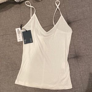 Aritzia Wilfred White Kirsten Tank Top NWT